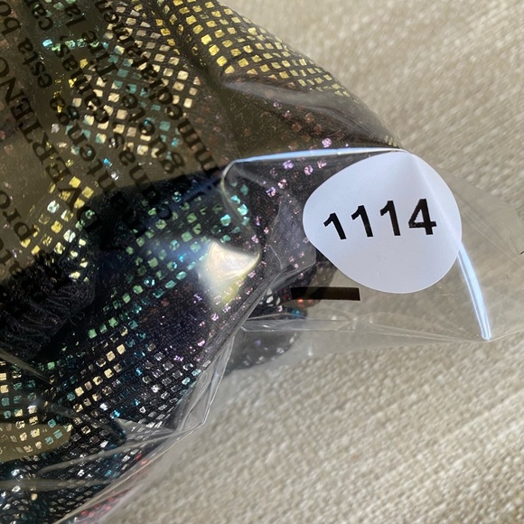 Wolf & Badger Women’s 12 Me & Thee Know The Ropes Metallic Stripe Dress Midi NWT - Picture 11 of 11